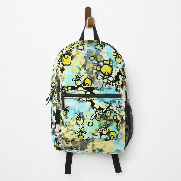 Item preview, Firefly Swarm Splatter - Turquoise Gold Firefly Watercolor Pattern designed and sold by TheArtOfTreble.