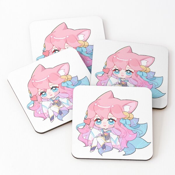 Item preview, Chibi Ahri Heart League Of Legends designed and sold by KomiArts.
