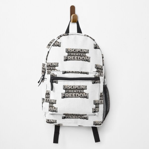 Item preview, Discipline Creates Freedom Bold Motivational Strength Design designed and sold by Combat Skies.