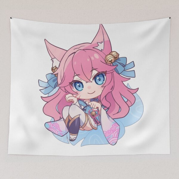 Item preview, Chibi Ahri Whiskers League Of Legends designed and sold by KomiArts.