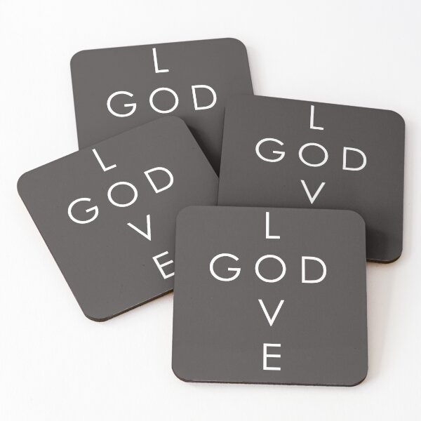 Item preview, GOD LOVE (White Lettering) designed and sold by CALEIDOSCOPA.