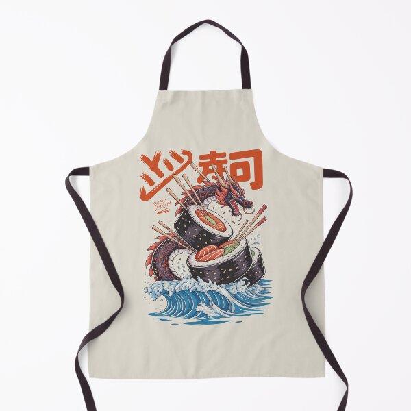 Item preview, Sushi Dragon Japanese Wave Art designed and sold by Shirtinho Store.