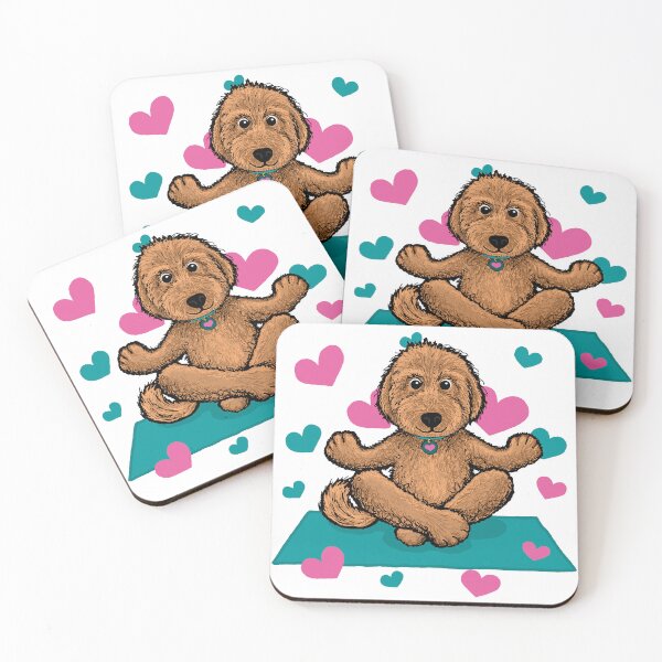 Item preview, Puppy Yoga - Zen Doodle designed and sold by ScribbL-ScrabbL.