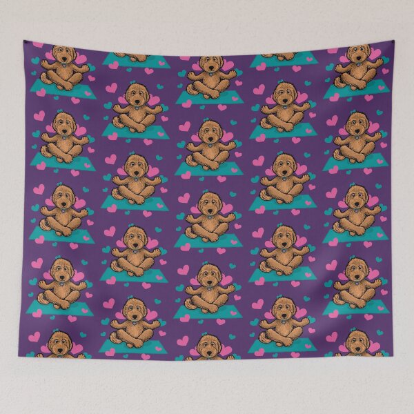 Item preview, Puppy Yoga - Zen Doodle designed and sold by ScribbL-ScrabbL.
