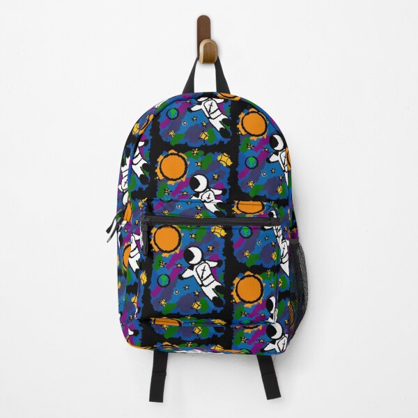 Item preview, Astronaut in Vibrant Color Orbs - Retro Space Adventure with Sun and Stars designed and sold by TheArtOfTreble.