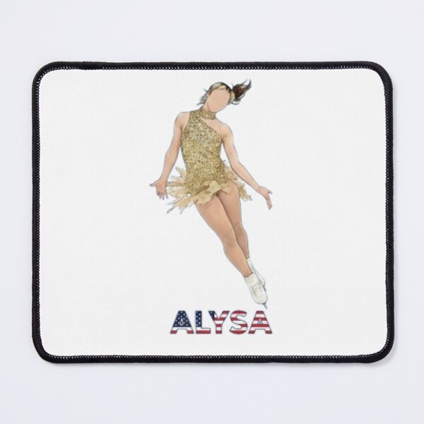 Item preview, Alysa Gold Medal Figure Skater - Artistic Ice Skating Sport Illustration designed and sold by wilnickvisuals.