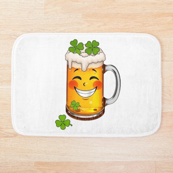 Item preview, Ilustración de jarra de cerveza de la suerte sonriente designed and sold by PMTaurus.