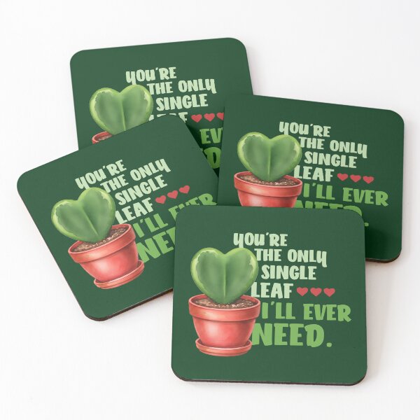 Item preview, Hoya Kerrii Single Leaf Valentine Pun designed and sold by LinaValearte.