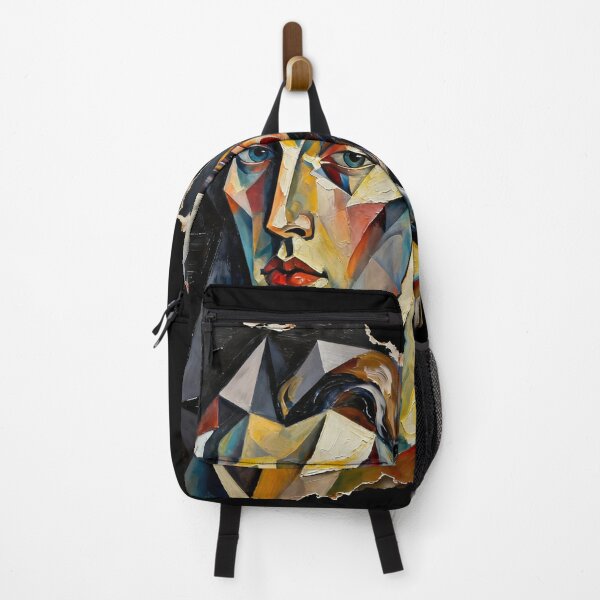 Item preview, Torn Cubist Portrait – Modern Abstract Art designed and sold by PLUSHIWORLDtm.
