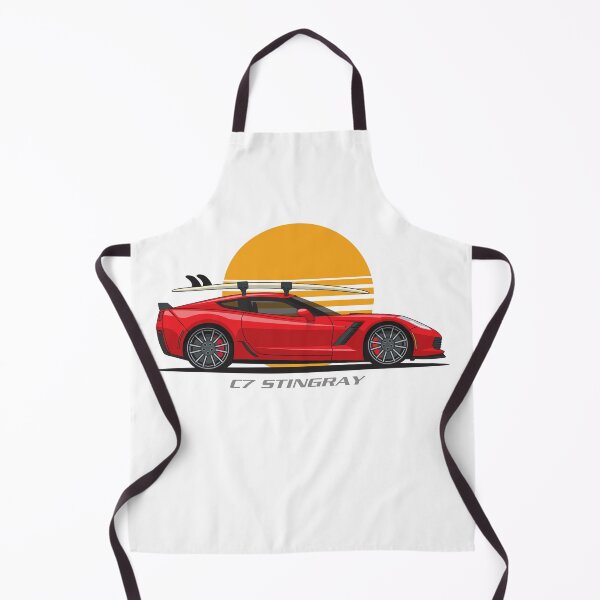 Item preview, Chevy Corvette C7 Red Illustration designed and sold by blackdogshop.