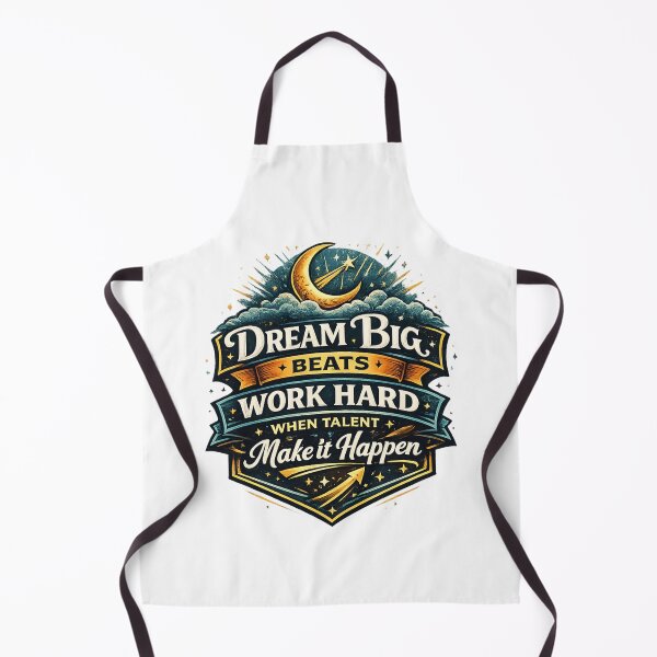 Item preview, Dream Big Work Hard Talent Success Motivation designed and sold by Combat Skies.