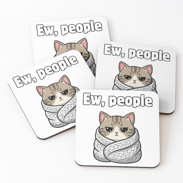 Item preview, Ew People Introvert Purrito Cat designed and sold by ZpawStudio.