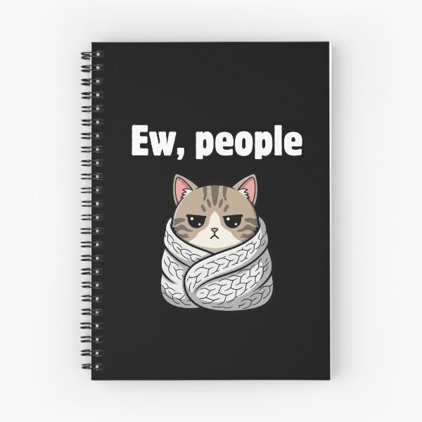 Item preview, Ew People Introvert Purrito Cat designed and sold by ZpawStudio.