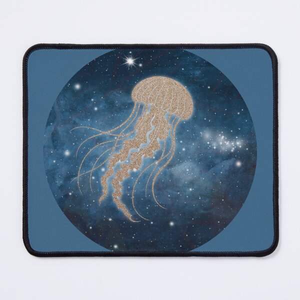 Item preview, Jellyfish Cosmic Sea illustration design designed and sold by 3DDesignSpot.