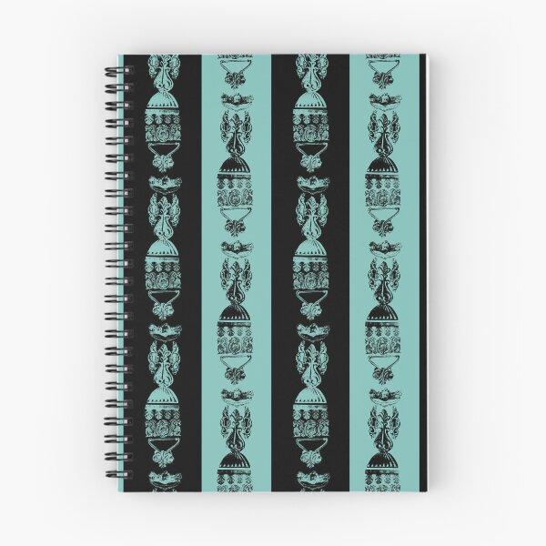 Item preview,  Antique Furniture Decorations Wide Stripe Teal & Black designed and sold by Digitalmyth's Designs.