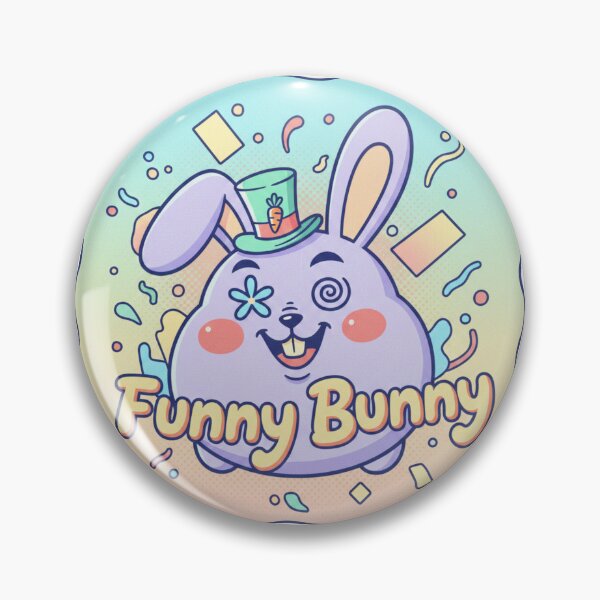 Item preview, Funny Bunny Retro Kawaii | Wacky Purple Rabbit Graphic designed and sold by Wear Sculpt.