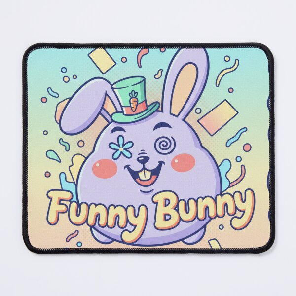 Item preview, Funny Bunny Retro Kawaii | Wacky Purple Rabbit Graphic designed and sold by Wear Sculpt.
