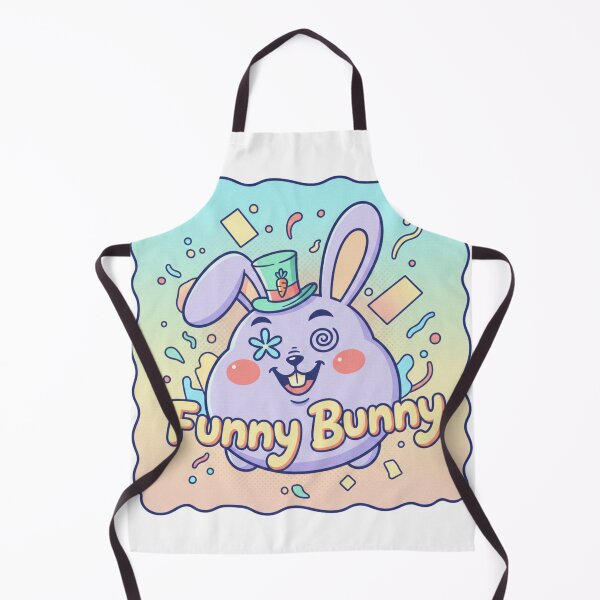 Item preview, Funny Bunny Retro Kawaii | Wacky Purple Rabbit Graphic designed and sold by Wear Sculpt.