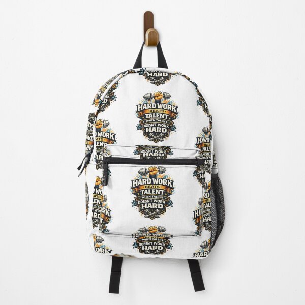 Item preview, Hard Work Beats Talent Motivation Quote Design designed and sold by Combat Skies.