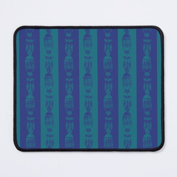 Item preview, Antique Furniture Decorations Wide Stripe Teal & Blue designed and sold by Digitalmyth's Designs.