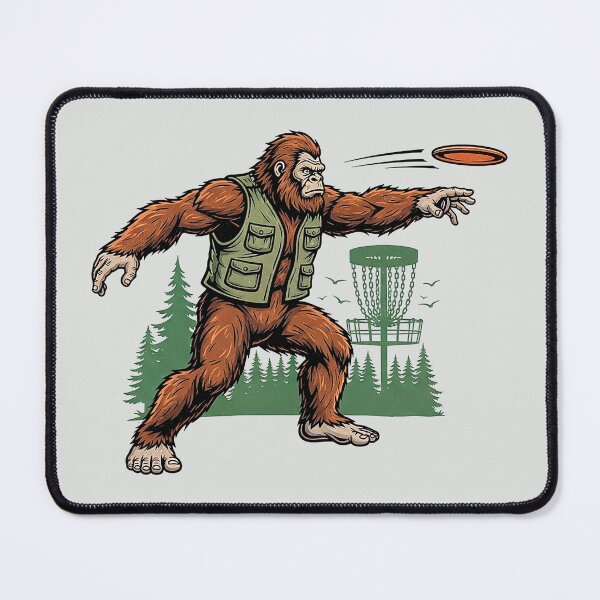 Item preview, Vintage Bigfoot Disc Golf Mascot Funny designed and sold by SholoStudio.
