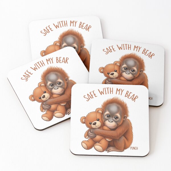 Item preview, Punch the Orangutan – Safe With My Bear 2 designed and sold by FlamaC.