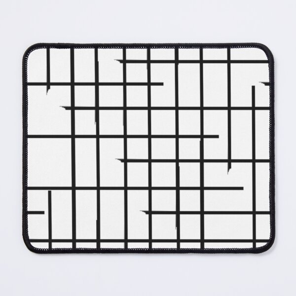 Item preview, White and Black Crosshatch Pattern Design designed and sold by PatternTitan.