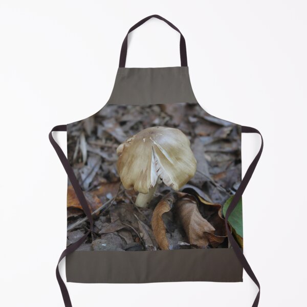 Item preview, Pluteus Cervinus: The Deer Mushroom in Autumn Leaf Litter designed and sold by Blossom-Breeze.