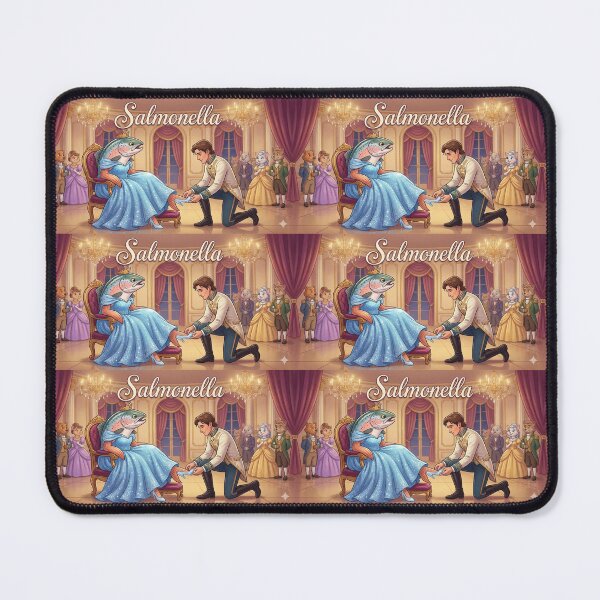 Aperçu de l'œuvre Salmonella – La princesse poisson, parodie de Cendrillon créée et vendue par DesignWerkz.
