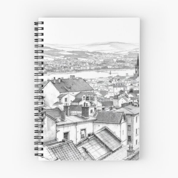 Item preview, View of a district in Lyon (France) designed and sold by jefboutique6150.