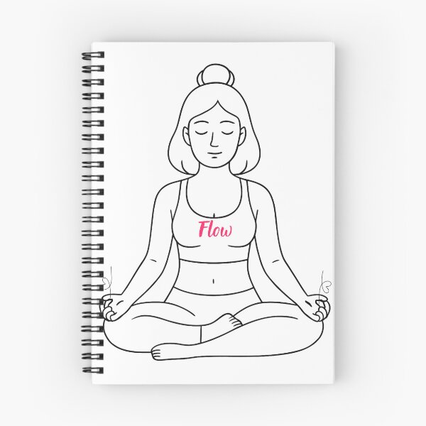 Item preview, Yogi in lotus pose with a message for You. designed and sold by Knock on my door.