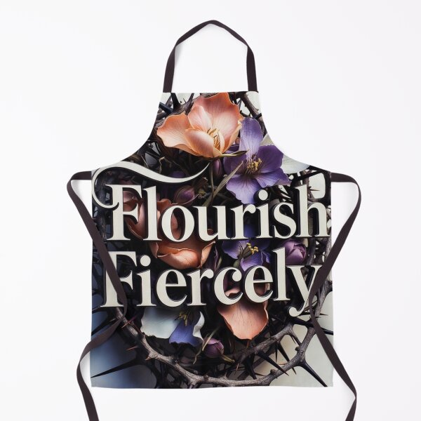 Item preview, Flourish Fiercely Floral Thorns designed and sold by CoquetteLunaCo.