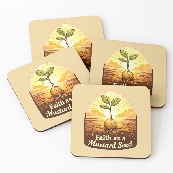 Item preview, Faith as a Mustard Seed - Christian Spiritual designed and sold by Myra365Art.