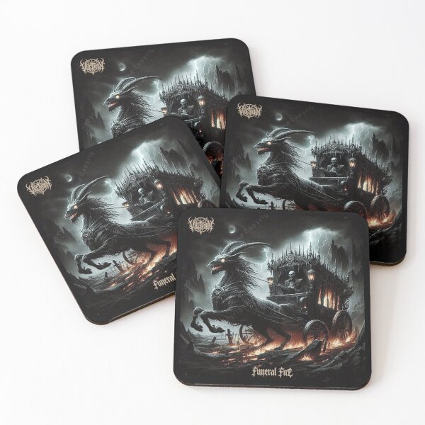 Item preview, Gothic Metal Band Funeral Carriage Dark Art designed and sold by DeimosArtIntl.