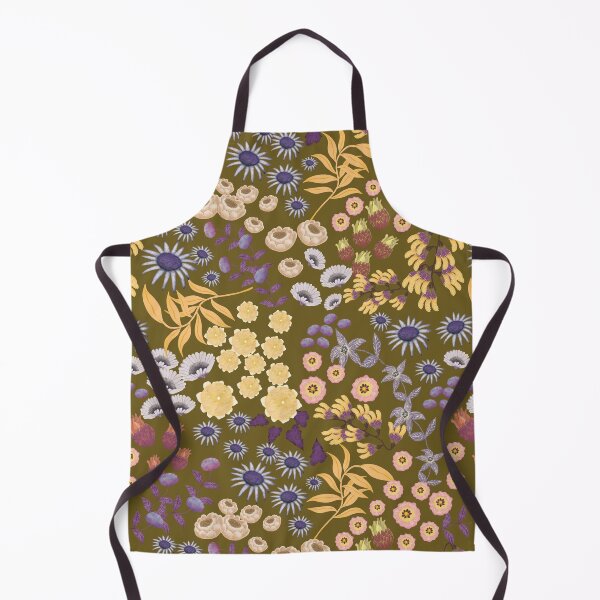 Item preview, Midnight Meadow Whimsical Botanical Bloom designed and sold by phatlizzardart.