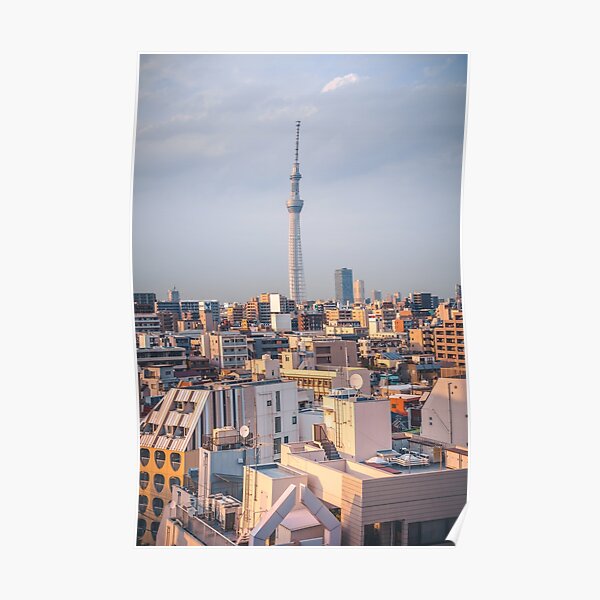 A view of Tokyo Skytree Poster