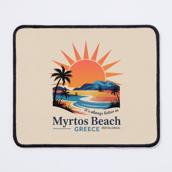 Item preview, Myrtos Beach (Kefalonia) – Ionian Sunset Greece Travel Graphic  designed and sold by paulo silveira.