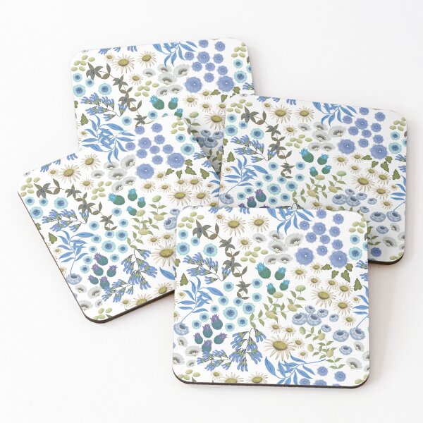 Item preview, Midnight Meadow Whimsical Botanical Bloom designed and sold by phatlizzardart.