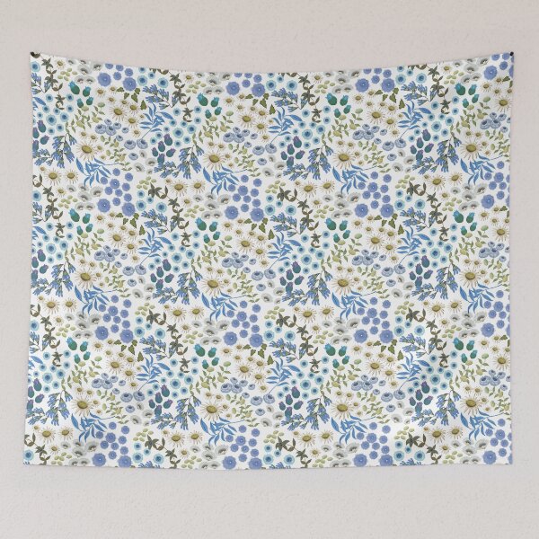 Item preview, Midnight Meadow Whimsical Botanical Bloom designed and sold by phatlizzardart.