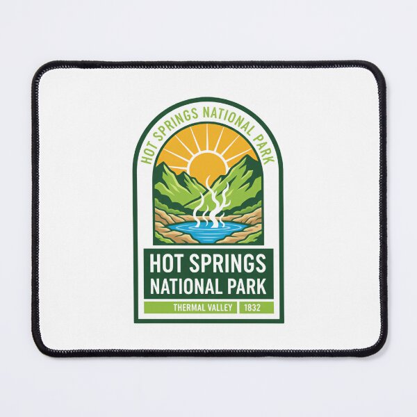 Item preview, Hot Springs National Park Mountain Vapor Ridge Trail ark designed and sold by Simsimah26Parks.