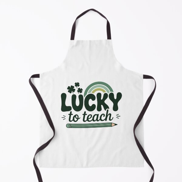 Item preview, One Lucky Teacher designed and sold by SamorSwag.