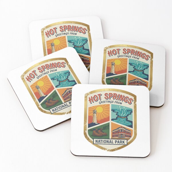 Item preview, Hot Springs National Park Warm Cascade Bluff Walk ark designed and sold by Simsimah26Parks.