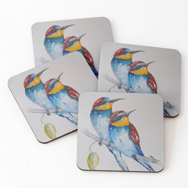 Item preview, Bee-Eaters bird art printable onto many items of clothing and prints  designed and sold by Garry Greenwood.