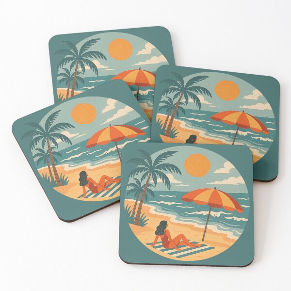 Item preview, Day at the Beach – Vintage Summer Vibes designed and sold by happyteeshirt.
