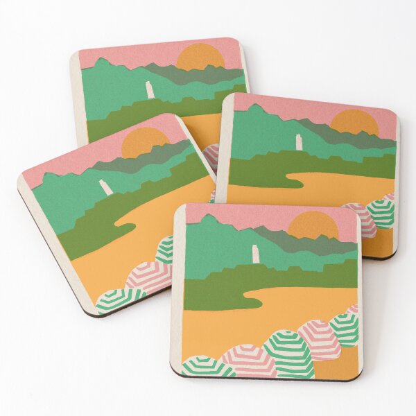 Item preview, Biarritz Vintage Travel Poster designed and sold by Staci Wolfson Art & Design.