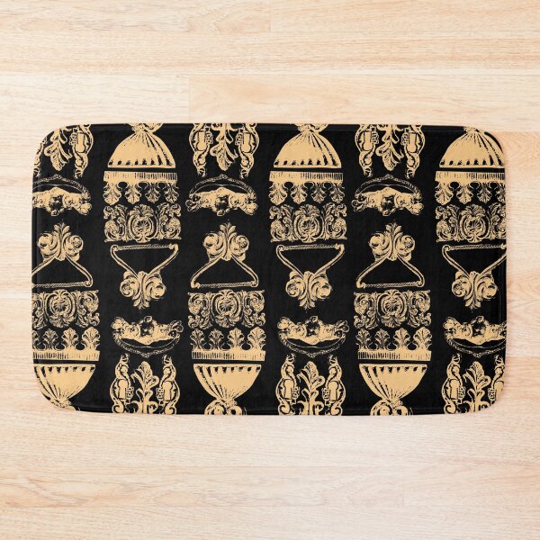 Item preview, Antique Furniture Decorations Stripe Gold on Black designed and sold by Digitalmyth's Designs.
