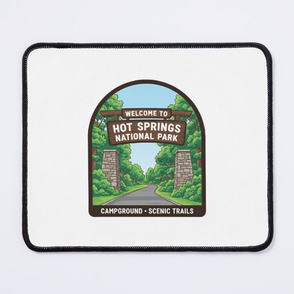 Item preview, Hot Springs National Park Vapor Rise Valley Walk ark designed and sold by Simsimah26Parks.