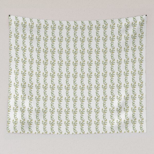 Item preview, Elegant Vertical Botanical Stripey Vine designed and sold by phatlizzardart.