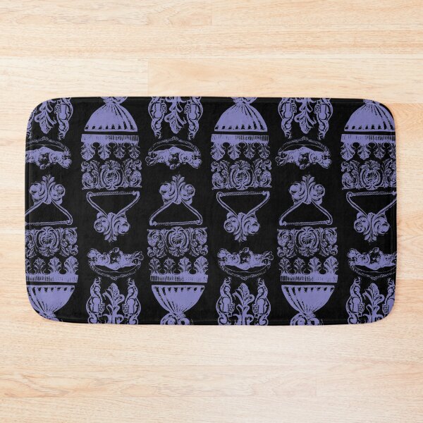 Item preview, Antique Furniture Decorations Stripe Purple on Black designed and sold by Digitalmyth's Designs.