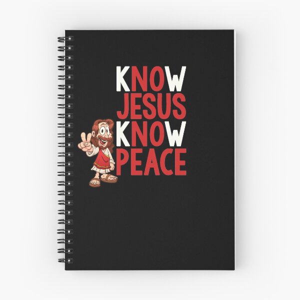 Item preview, Christian Shirt Know Jesus Know Peace No Jesus No Peace designed and sold by trendo.